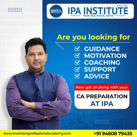 The Best CA Coaching Center in Ajmer – Inventors Professional Academy